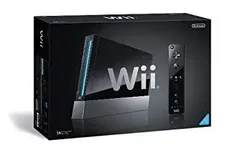 【中古】【非常に良い】Wii本体 (クロ) (「Wiiリモコンジャケット」同梱) (RVL-S-KJ) 【メーカー生産終了】 2mvetro