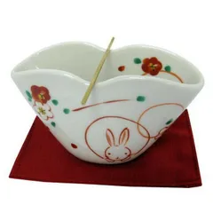 薫寿堂 美濃焼 うずまき型専用香立 花兎 3204