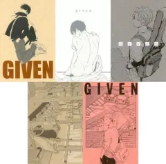 【中古】ポストカード 集合(モノクロ) スペシャルポストカードセット5枚セット 「ギヴン」