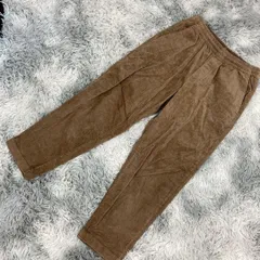 【完売】UNIQLO ユニクロ  コーデュロイパンツ【M】カジュアル  一点もの  メンズ  茶系  ブラウン【送料無料】