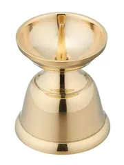 ダルマ 仏具のマルエス(Maruesu) マルエス 燭台 真鍮ローソク立 ダルマ 10T063-10