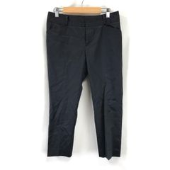 美品/日本製★UNITED ARROWS/ユナイテッドアローズ★七分丈パンツ【38 レディースM/股下55cm/黒/black】ズボン/ボトムス/Pants/Trouser◆BJ069-c