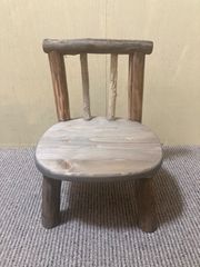天然木・流木　手作りローチェアー型スタンド