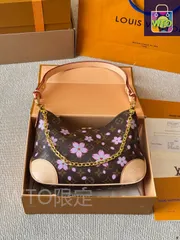 【今日特価】Louis Vuitton ルイ・ヴィトン ムラカミ桜シリーズ ダイアンバゲットバッグ 2本のストラップ付き
