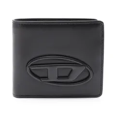 ディーゼル DIESEL 二つ折り財布 Holi-D Bi Fold Coin S 3d X10123PR818T8013 ブラック レザー 二つ折り財布 レディース 新品のサムネイル