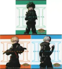 【中古】キャラカード [単品] 緑谷出久＆爆豪勝己＆轟焦凍 アクリルカード3枚セット 「僕のヒーローアカデミア THE MOVIE ワールド ヒーローズミッション」 TOHO animation STORE限定 ムビチケカード特典