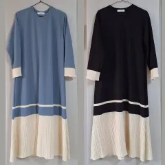 新品) ロング丈ワンピース ゲストルック フリルワンピース