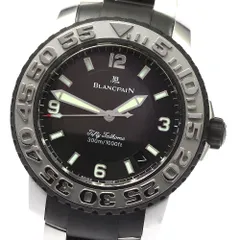 訳ありブランパン Blancpain 2200.6530.66 フィフティー ファゾムス デイト 自動巻き メンズ_794611のサムネイル