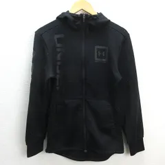 G■アンダーアーマー/UNDER ARMOUR クリアランストレーニング UAニットジャケット/1358819【SM】黒/men's/35【中古】■