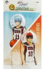 【中古】バッジ・ピンズ(キャラクター) 黒子テツヤ＆火神大我 缶バッジセット 「一番くじ 黒子のバスケ ～シャイニーカラー～」 I賞