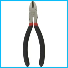 【人気商品】強力ニッパー ブラックグリップ 150mm ケンオーKENOHのサムネイル