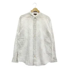 【美品】  Paul Smith COLLECTION / ポールスミスコレクション | コットン  総柄 レギュラーカラー シャツ | M | ホワイト系 | メンズ