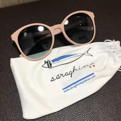 【レア新品タグ付き】サラギーナ サングラス 専用缶＆巾着袋付き イタリア製 レア新品タグ付き】サラギーナ サングラス 専用缶＆巾着袋付き