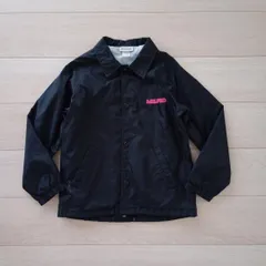 MILKFED. コーチジャケット ブラック ピンクロゴ XSサイズ