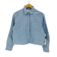 ユニクロジェイダブリューアンダーソン UNIQLO JW ANDERSON オックスフォードクロップドシャツ レディース JPN：S 
