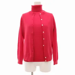 ブルックスブラザーズ BROOKS BROTHERS アンサンブルニット 長袖カーディガン 半袖カットソー XS ピンク /UO