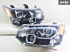 美品 デリカ D5 純正 HID バラスト ラベ付 ヘッドライト 左右 セット 美品 車検⭕️三菱 デリカ D5 純正 HIDバラスト ラベ付 ヘッド