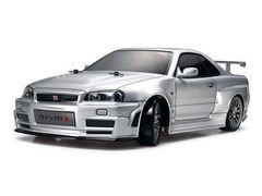 タミヤ R34 GT-R 塗装済完成ボディ メタリックパープル／ガンメタル