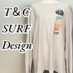 T＆C SURF Design レディースシンプル カットソー 長袖 トップス