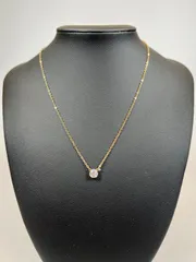 【美品】SWAROVSKI ネックレス　一粒クリスタルダイヤ
