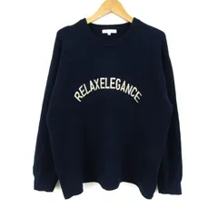 ザショップティーケー 長袖ニット トップス メンズ Lサイズ ネイビー THE SHOP TK 【中古】