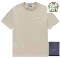 【今日WTO】Prada クラシック鉄製ワッペン T シャツ-OQ33