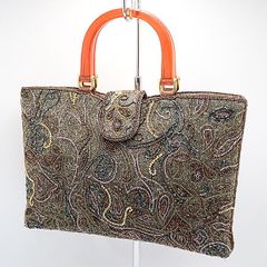 希少】VERSACE ヴェルサーチ レオパード バロック柄 トート ボストン