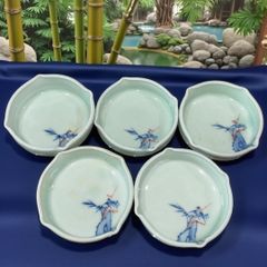 中国美術 元染付大皿 元時代 青花 時代 大明宣徳年製 飾り座