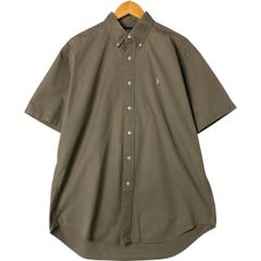 古着 ラルフローレン Ralph Lauren BLAKE 半袖 ボタンダウンシャツ メンズM相当/eaa560643