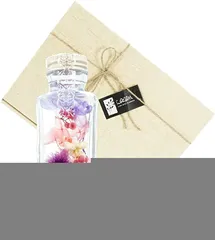LAGOM ハーバリウム JUN ギフトBOX付 母の日 贈り物 誕生日 記念日 プレゼント 花 結婚祝い 敬老( パープル)