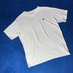 ポロ Ralph Lauren(ラルフローレン) 白 半袖 T ( M )