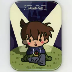 【中古】バッジ・ピンズ 江戸川コナン/イラスト ビッグスクエア缶バッジ 「セガ ラッキーくじ 名探偵コナン メモリアルカット」 K賞