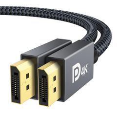 DPケーブル 【VESA認証ゲーミングDisplayport ケーブル 1.2/4K/2M】 ディスプレイポート ケーブル DP to DP 最大21
