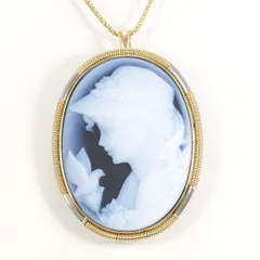 Ali✤ストーンカメオ✤『ふたりの少女』K18✤2ways ✤ストーンカメオ