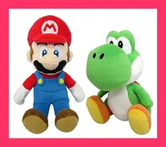【スタッフおすすめ！】マリオ＆ヨッシー(S) ぬいぐるみ ２種セット 【座高約18cm】 スーパーマリオ ALL STAR COLLECTION