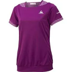 【新品】【Mサイズのみ】le coq sportif（ルコック）レディース・ウィメンズ 半袖シャツ リララヴェンド　QTWNJA11-LLV-M