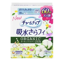 チャームナップ 吸水さらフィ オーガニックコットン 60枚