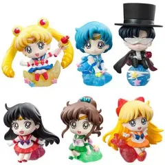 【中古】トレーディングフィギュア 全6種セット 「ぷちきゃらランド 美少女戦士セーラームーン キャンディでメイクアップ!」