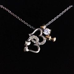 【送料無料】LAYLA シルバーアクセサリー　ハート　ネックレス