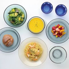 新品未使用パイレックスPyrex カラー ガラス ディナーウェア 8点セット/調理/キッチン用品