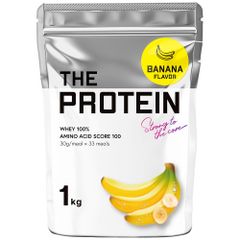プロテイン バナナ 1kg ザプロ THE PROTEIN ホエイプロテイン 美味しい ダイエット 女性 男性 プロテインダイエット 甘すぎない 高たんぱく 送料無料
