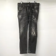 【中古】DSQUARED2 Skater Jean ブラックデニム サイズ44 S74LB0586 デニム パンツ ディースクエアード[17]