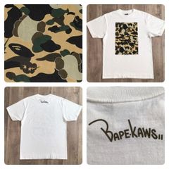 APE BAPE KAWS 韓国　SEOUL ソウル　限定　CAMO tシャツ Reversible KAWS × BAPE bendy 1st camo T-shirt ape NIGO A