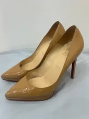 Christian Louboutin クリスチャンルブタン ヌード パテント パンプス 37.5