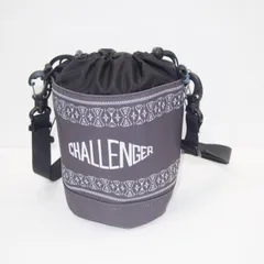 値下げ　美品　CHALLENGER サコッシュ ショルダーバッグ 黒 値下げ 美品 CHALLENGER サコッシュ ショルダーバッグ 黒 - メルカリ