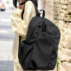 ビジネスリュック リュック バックパック レディースバック 軽量 パソコン PC 大容量 通勤 通学 新品 男女兼用 ブラック 黒色