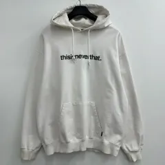 100 thisisneverthat(ディスイズネバーザット) メンズ ルーズフィット フード付きTシャツ