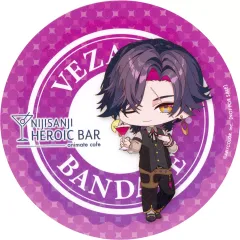 【中古】コースター ヴェザリウス バンデージ ランダムコースター 「バーチャルYouTuber にじさんじ＆NIJISANJI EN HEROIC BAR×animatecafe」 コラボメニュー注文特典