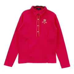 サイズ：S CALLAWAY キャロウェイ  裏起毛 長袖ポロシャツ  レッド系 [240101490772] ゴルフウェア レディース ストスト