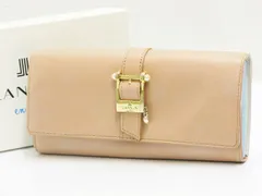 ランバンオンブルー　長財布　ベージュベビーピンク系　LANVIN en blue　18701914